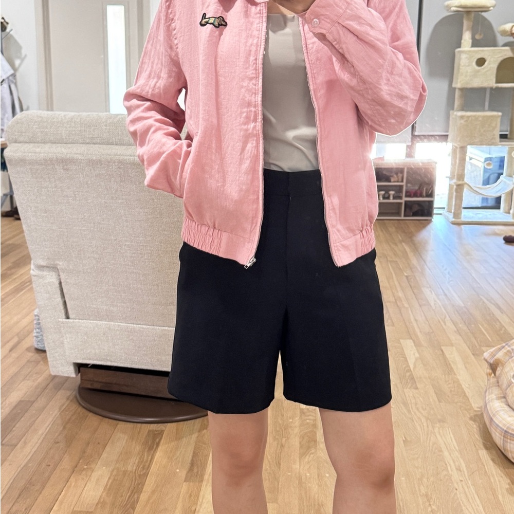 Nancy studio baby pink linen jacket size M (fit like S)